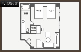 スイートルーム見取り図