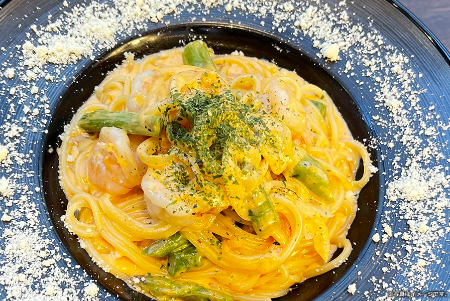 海老クリームパスタ