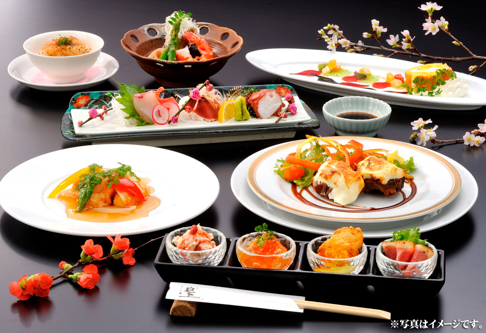 お祝い和洋中会席