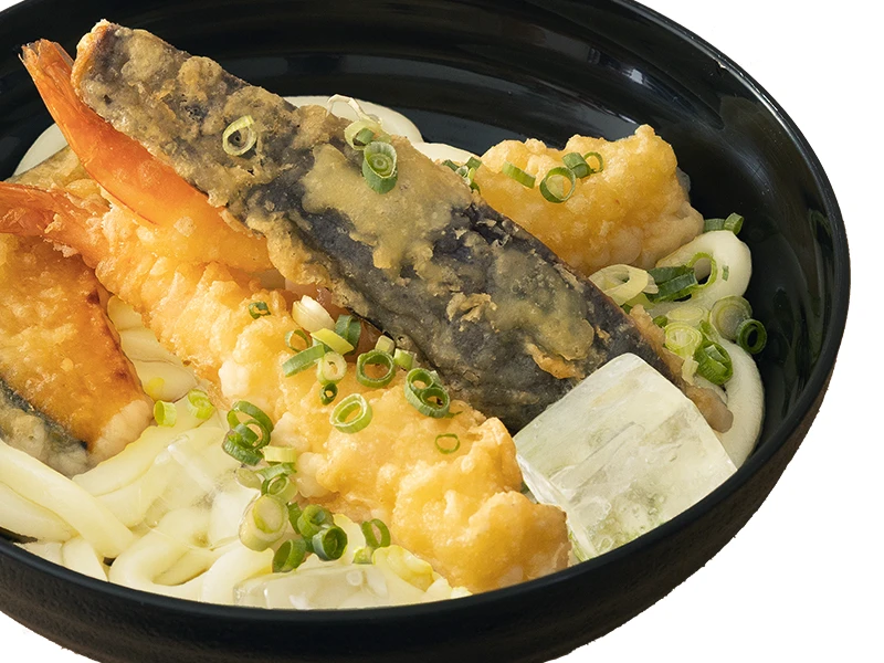 冷やし天ぷらうどん